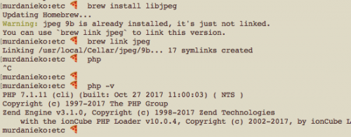 brew install libjpeg