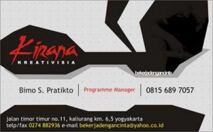 Kartu Nama Kirana Alternatif 3