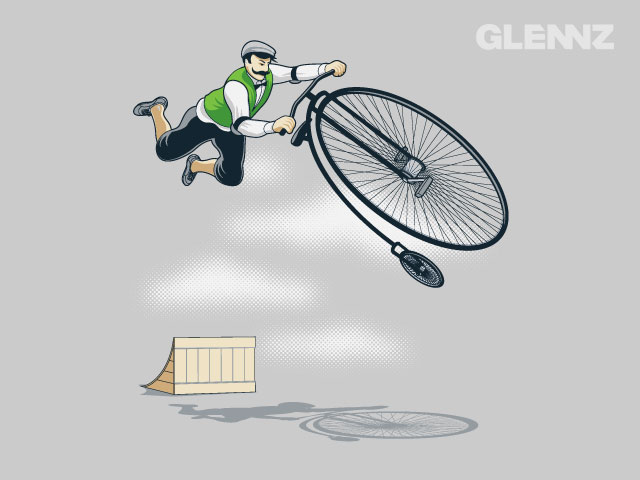 jumping bicycles